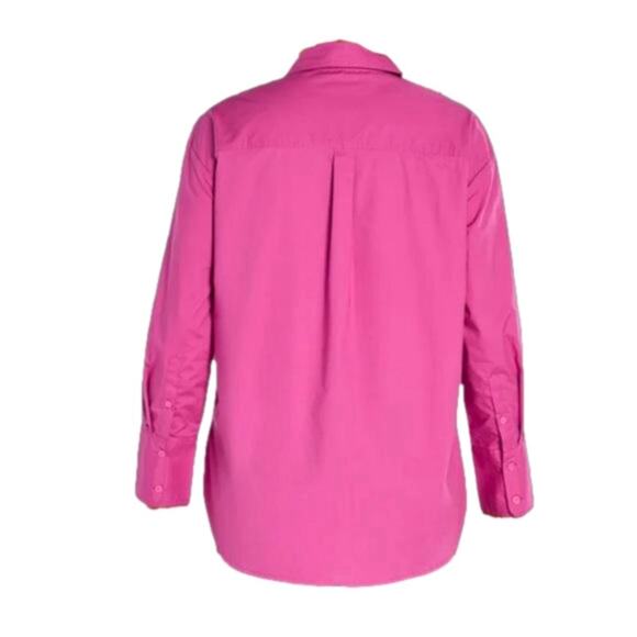 Banana Republic Women's Shirt Button Front Pink Size Large NWT - Picture 7 of 8